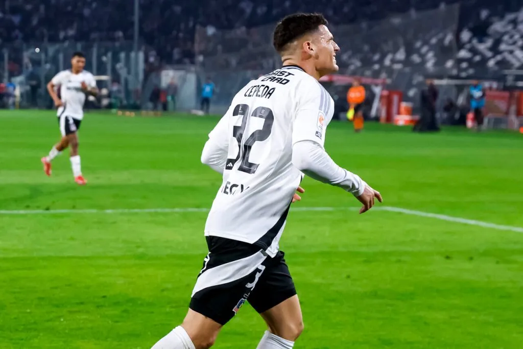 Cepeda puso el 4-0 a favor de Colo Colo. | Foto: Photosport