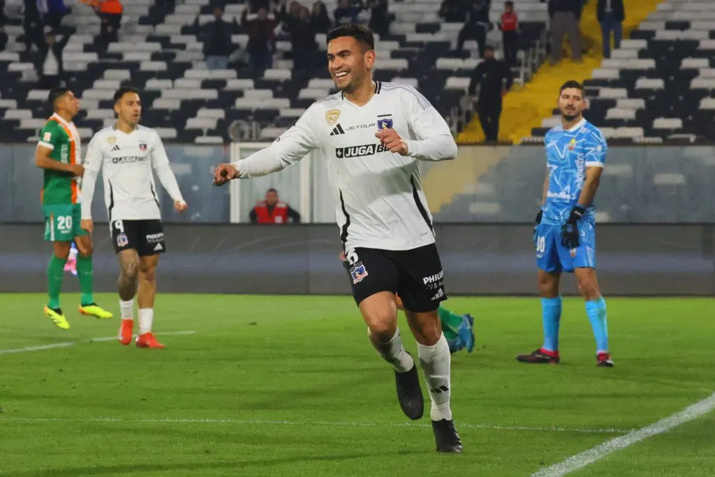 Sebastián Vegas lleva tres goles con Colo Colo esta temporada. (Foto: Dragomir Yankovic/Photosport)