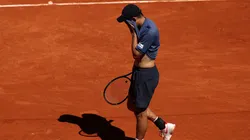 Kei Nishikori en el ojo del huracán (Getty Images).