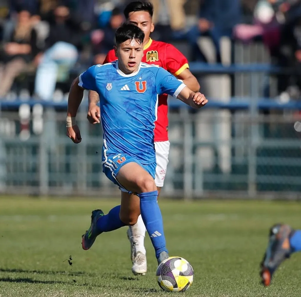 Vásquez vio minutos en la victoria azul | Foto: U. de Chile