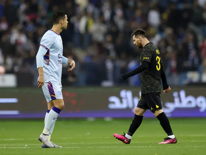 Lionel Messi le hace la desconocida a Cristiano Ronaldo