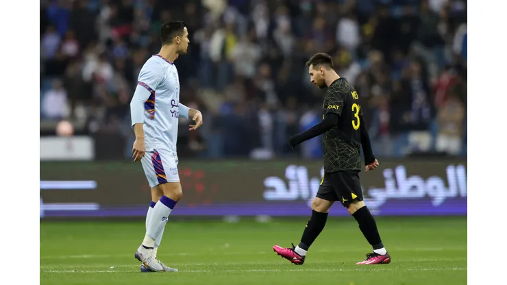 Lionel Messi le hizo la desconocida a Cristiano Ronaldo.