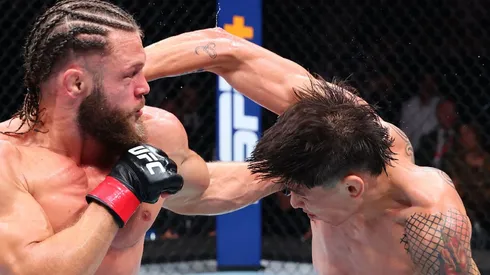 El chileno no se rinde pese a caer por Decisión Unánime en Azerbaiyán (Photo by Ed Mulholland/Zuffa LLC)