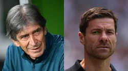 Pellegrini y Xabi Alonso (Getty Images).