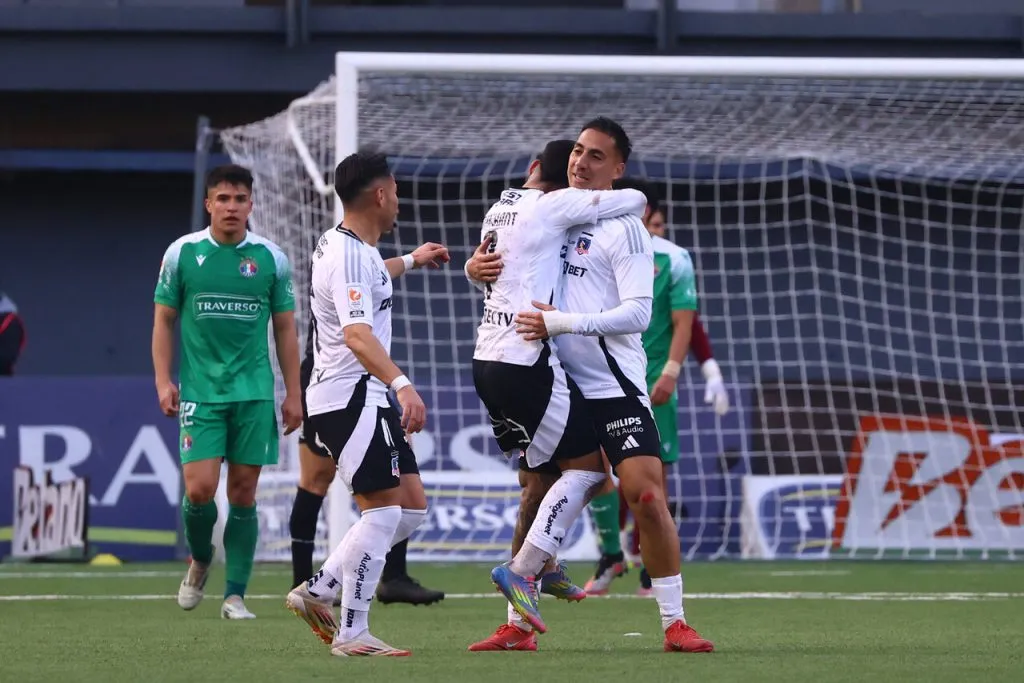Colo Colo y su duro partido ante Audax | Foto: Photosport