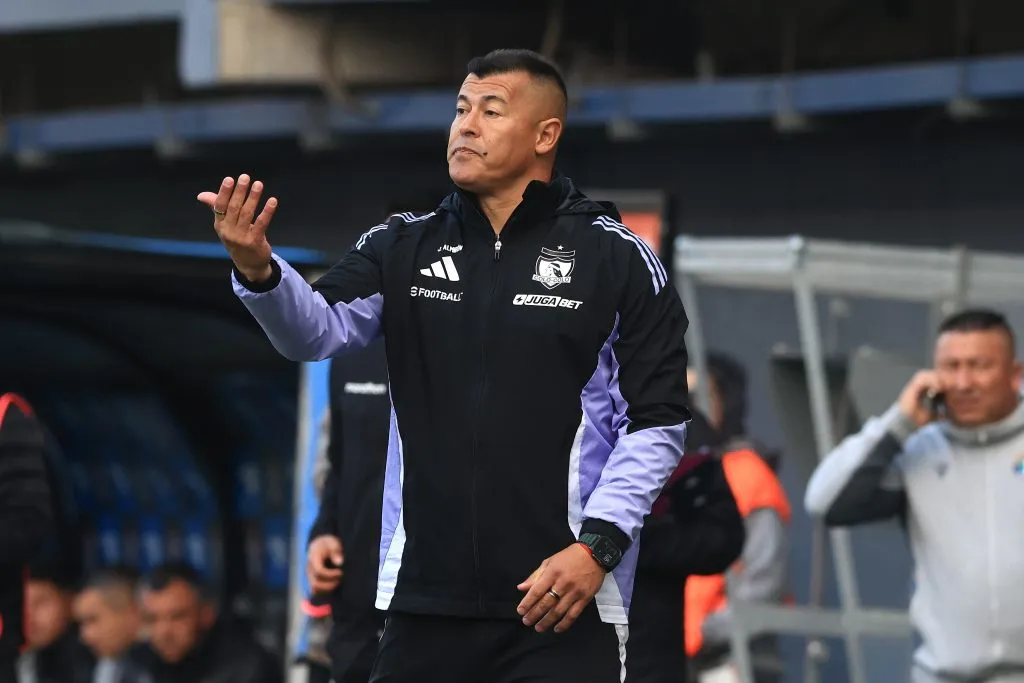 Jorge Almirón habló tras la derrota de Colo Colo ante Audax Italiano. (Foto: Felipe Zanca/Photosport)
