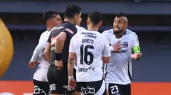 Vidal vio la tarjeta roja ante Audax.