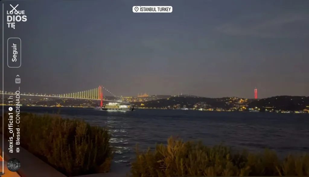 La historia que publicó Alexis Sánchez en Estambul (Getty Images).