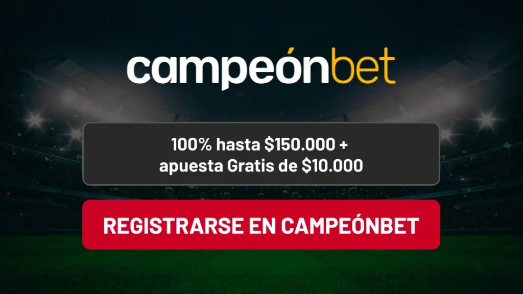 Bono de bienvenida Campeónbet Chile