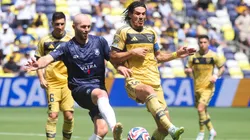 Partido entre Boca y Auckland City por el Mundial de Clubes.