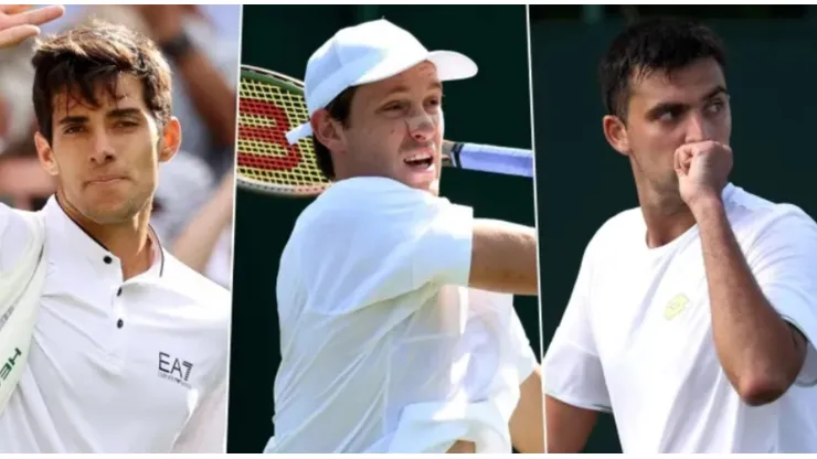 Los tres tenistas chilenos se ilusionan con entrar al cuadro principal de Wimbledon.