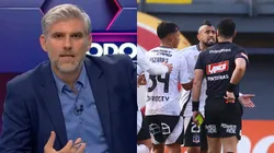 Manuel De Tezanos le pegó tremendo palo a Vidal (Captura/Photosport).