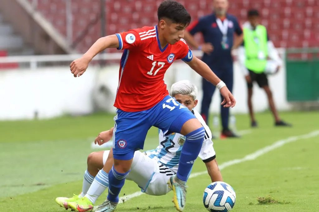 Francisco Marchant en pleno Campeonato Sudamericano Sub 17 | FOTO: FOTO: API/Photosport