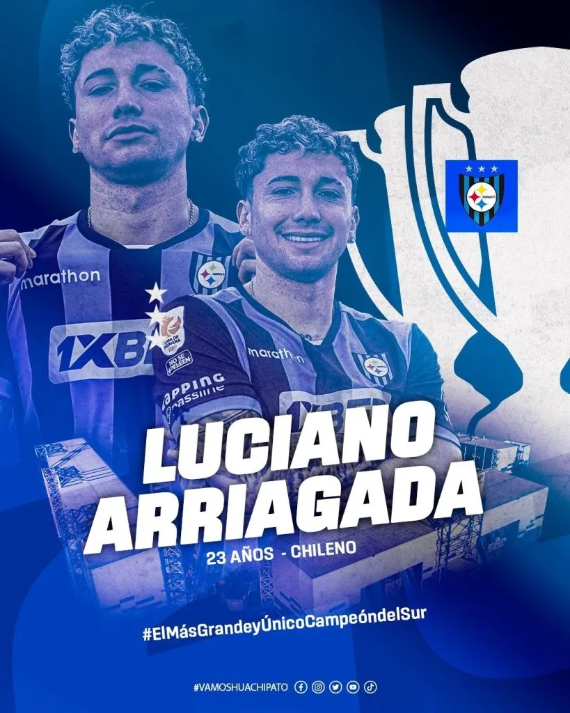 Luciano Arriagada es nuevo refuerzo de Huachipato. (Foto: Huachipato)