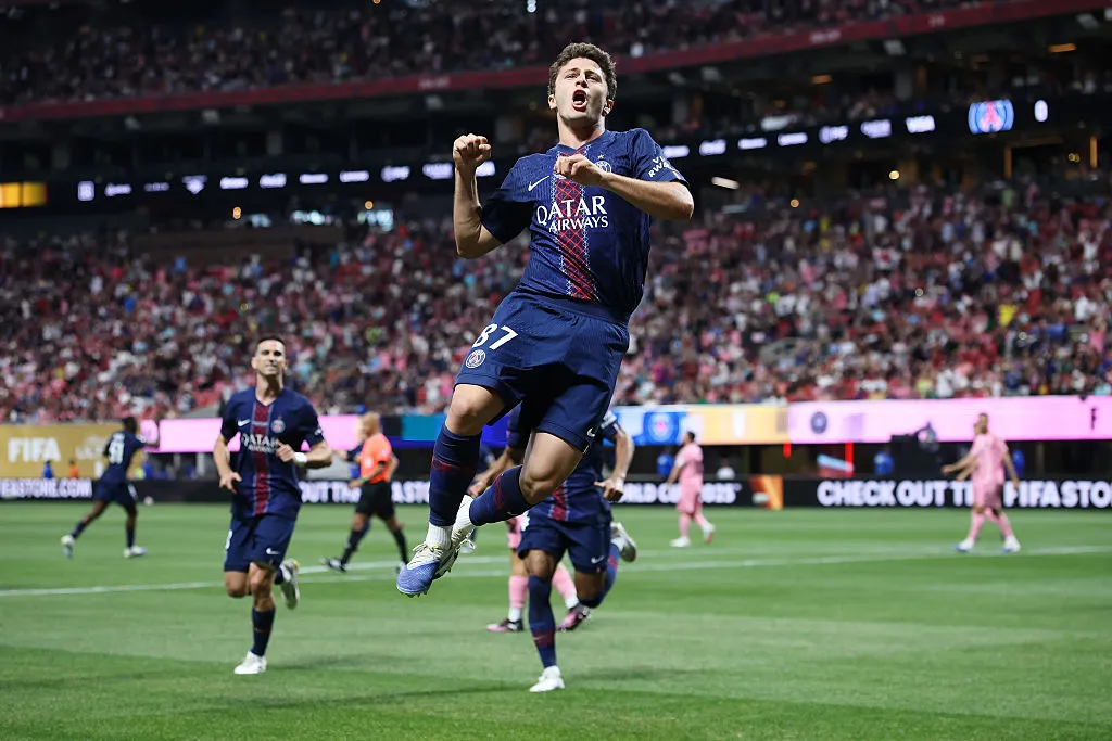 PSG eliminó al Inter Miami con un contundente 4-0 (Getty Images).