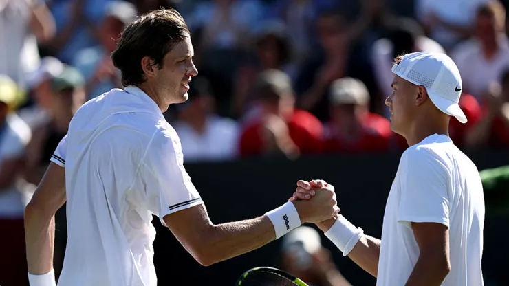 Holger Rune lanzó una incendiaria frase tras caer con Nico Jarry (Getty Images).