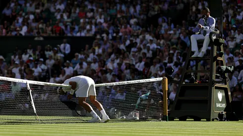 Fabio Fognini jugó su último partido en Wimbledon (Getty Images).