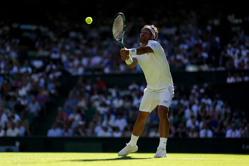 Fabio Fognini luchó por más de cuatro horas ante Carlos Alcaraz (Getty Images).