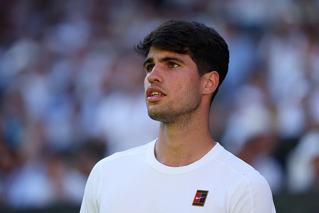 Alcaraz será el rival de Tarvet en la segunda ronda de Wimbledon. | Foto: Getty Images