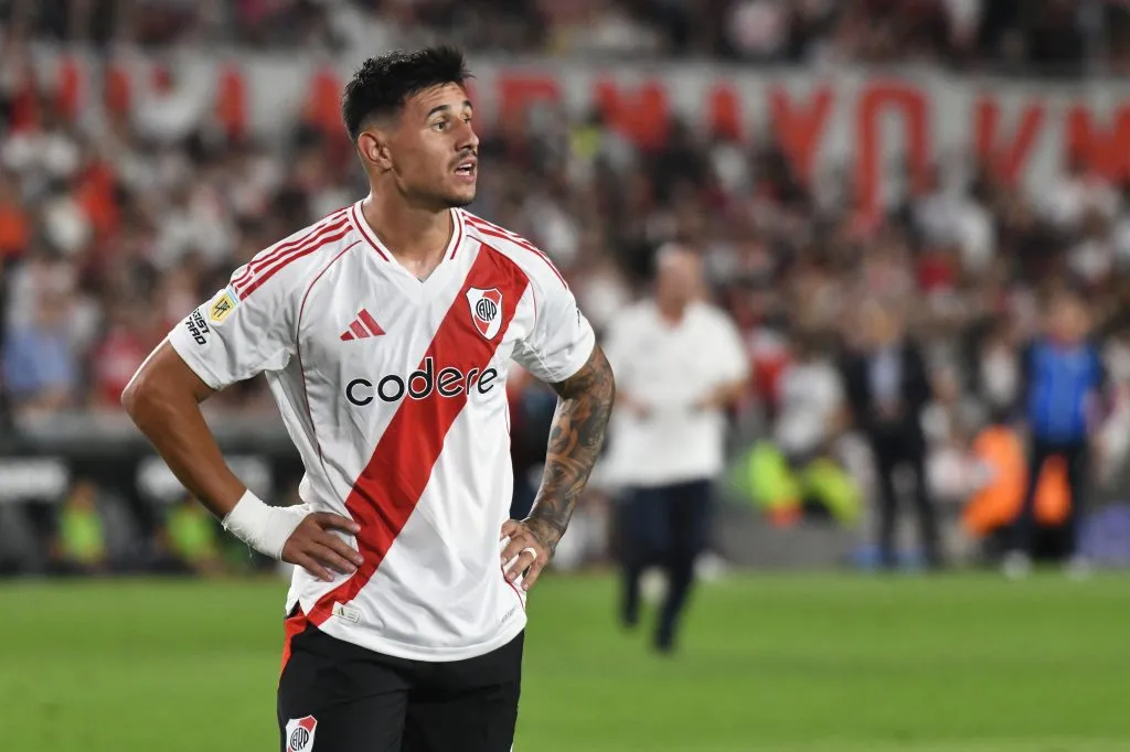 Adam Bareiro volvió a River Plate de su préstamo en el Al Rayyan y ahora partiría al Fortaleza. (Foto: Federico Peretti/Getty Images)