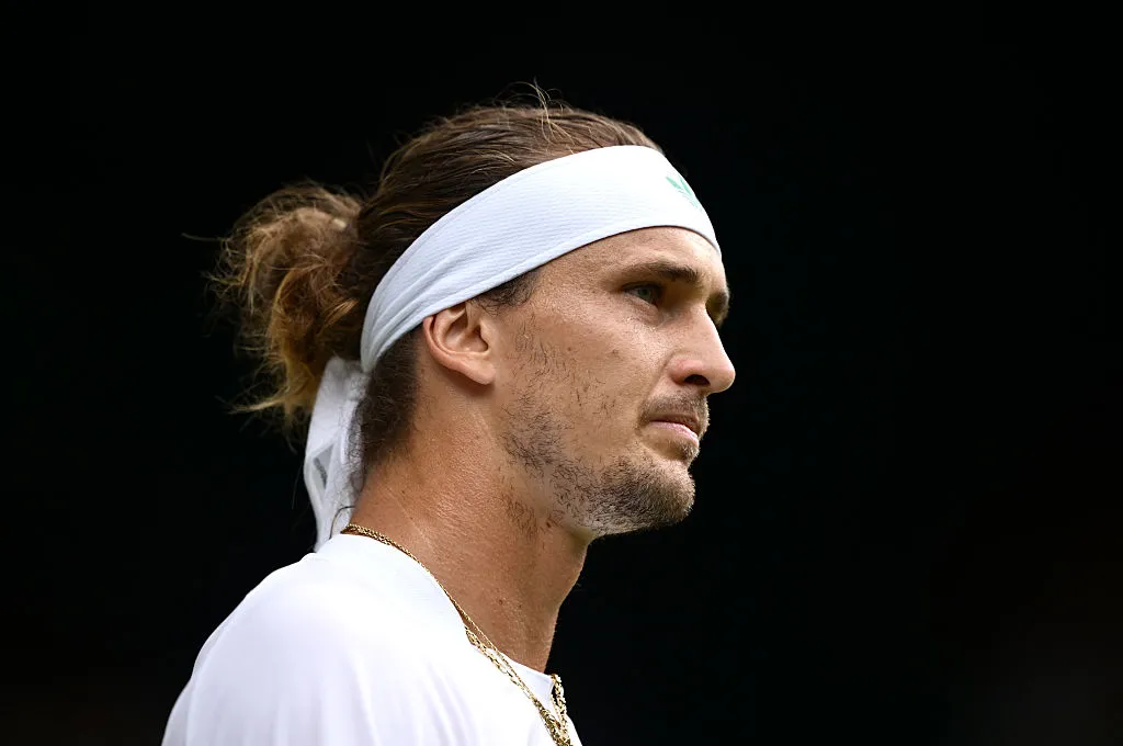 Alexander Zverev sigue en caída libre (Getty Images).