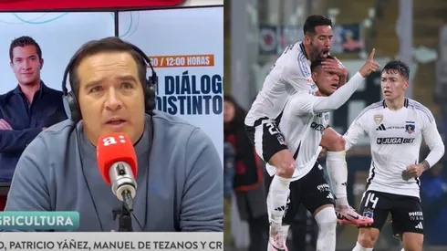 Cristián Caamaño fulminó el rendimiento de Claudio Aquino en Colo Colo (Captura/Photosport).