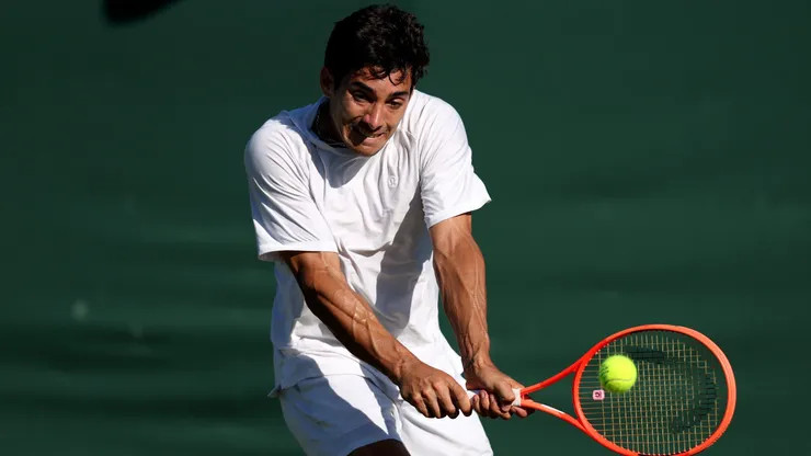 Cristian Garin salta a la cancha en Wimbledon a un importante partido