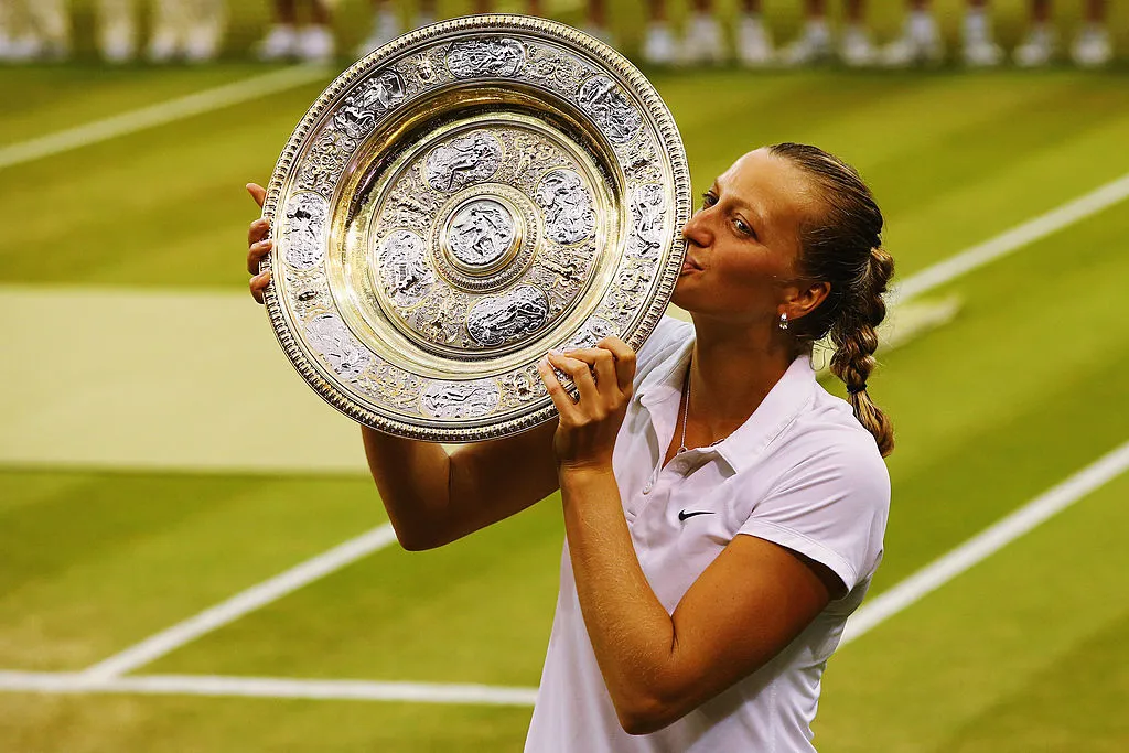 Petra Kvitova conquistó Wimbledon en 2011 y 2014 (Getty Images).