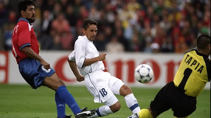 Roberto Baggio reconoció que ve fútbol chileno (Getty Images).