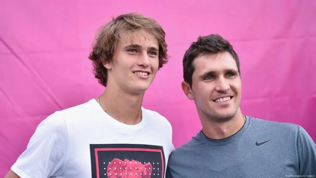 Alexander Zverev junto a su hermano Mischa | FOTO: Getty Images