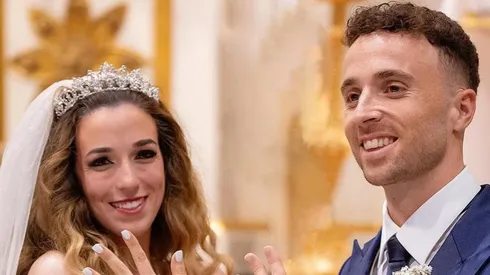 Diogo Jota dejó a su esposa, Rute Cardoso, y tres hijos (Getty Images).