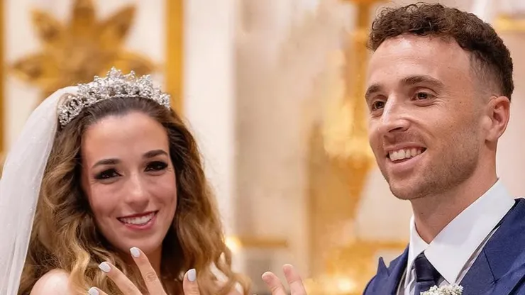 Diogo Jota dejó a su esposa, Rute Cardoso, y tres hijos (Getty Images).