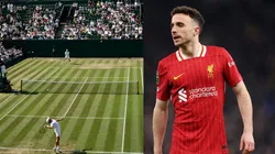 El gesto fue autorizado por la organización del torneo.