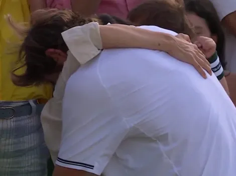 Video: El emotivo abrazo de Jarry con su esposa tras avanzar en Wimbledon