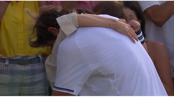 Esta imagen emocionó a todos en el All England Club.