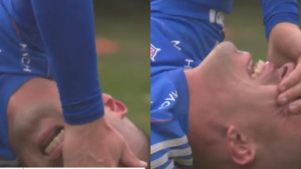 Leandro Fernández sufrió una lesión y es duda para el Superclásico (Captura).