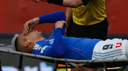 Leandro Fernández se resintió del tobillo y encendió la alerta en la U (Photosport).