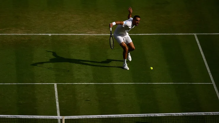Marin Cilic está de vuelta, y con 36 años, disputará la R4 de Wimbledon (Getty Images).