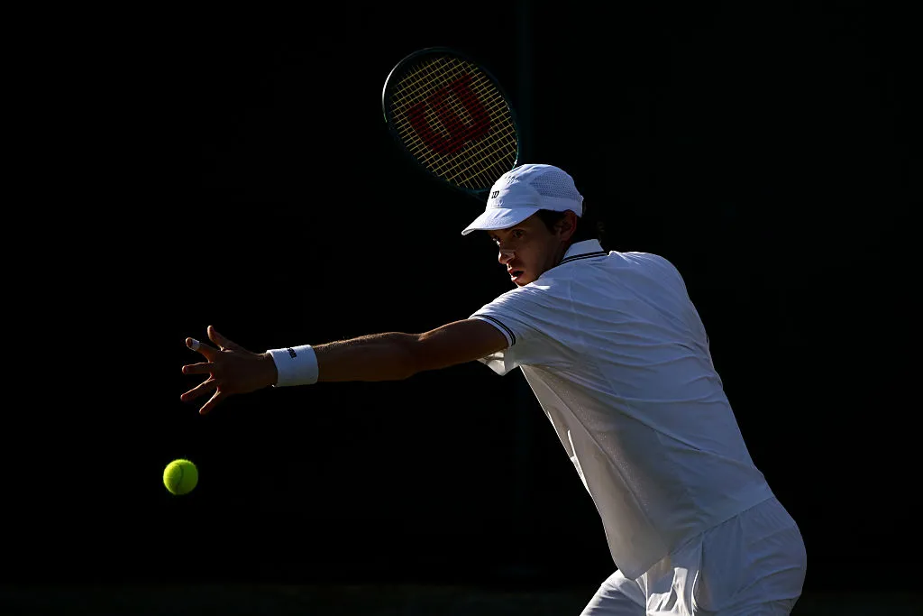 Nico Jarry va por un nuevo batacazo en Wimbledon. | Foto: Getty Images