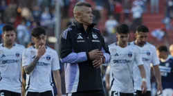 Jorge Almirón habló tras la derrota de Colo Colo en el clásico.
