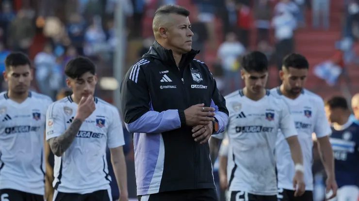 Jorge Almirón habló tras la derrota de Colo Colo en el clásico.