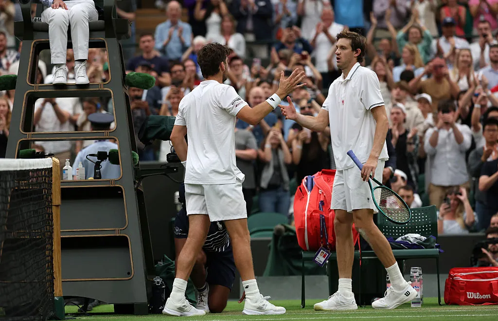 Norrie eliminó a Jarry en Wimbledon. | Foto: Getty Images