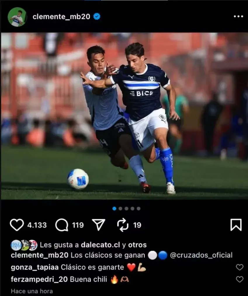 El comentario de Gonzalo Tapia tras el partido de Colo Colo ante Universidad Católica.