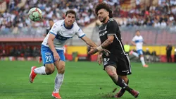 Maximiliano Falcón responde a palabras de Gonzalo Tapia. (Foto: Photosport)