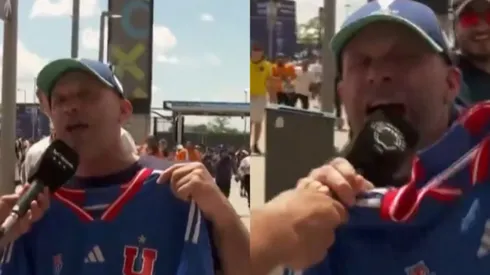 Hincha de la U se hace presente en el Mundial de Clubes.