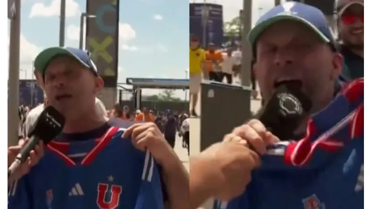 Hincha de la U se hace presente en el Mundial de Clubes.