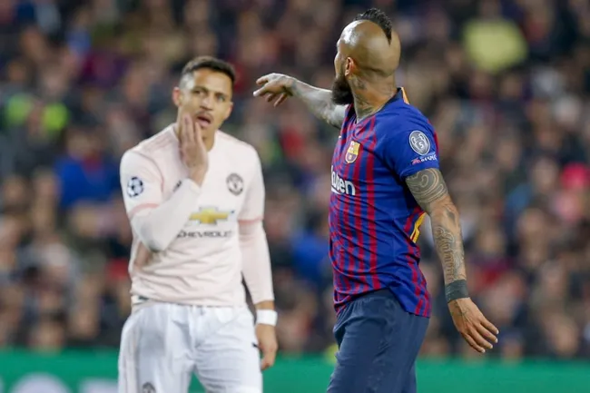 Arturo Vidal y Alexis Sánchez llevaron sus nombres a lo más alto del fútbol mundial | FOTO: Ferran Zueras/Photosport