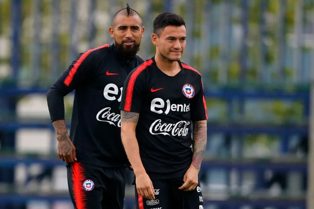 Vidal habló sobre Aránguiz | Foto: Photosport