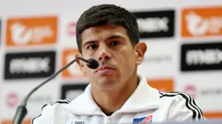 Esteban Pavez habló este jueves en la conferencia de capitanes.