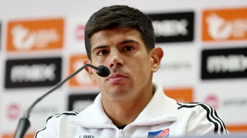 Esteban Pavez habló este jueves en la conferencia de capitanes.